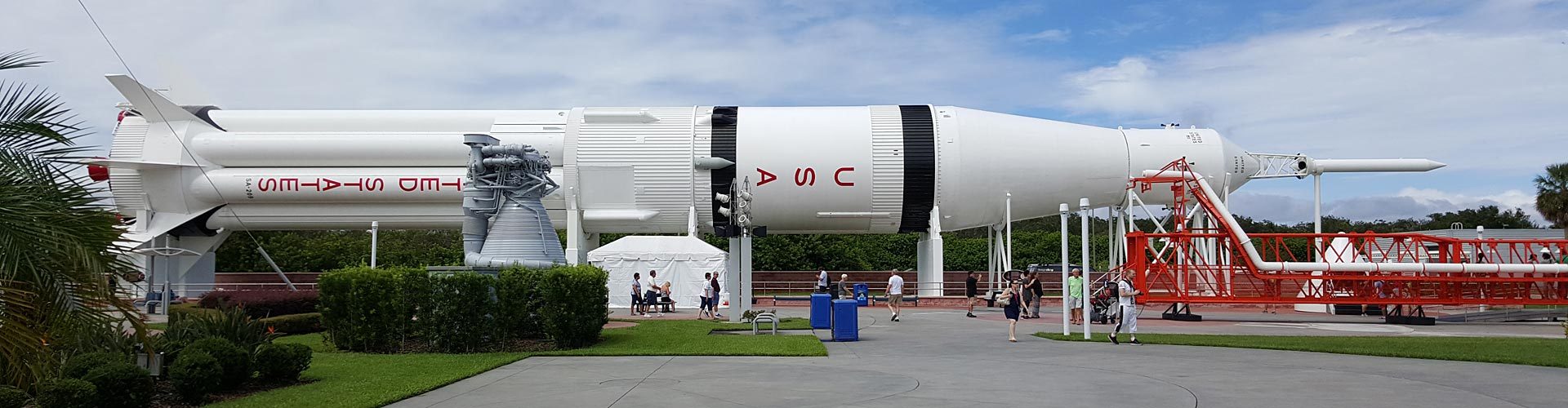 Raketengarten im Kennedy Space Center, Florida