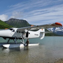 Parkposition für das Wasserflugzeug