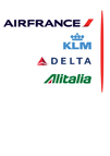 Air France, KLM, Delta, Alitalia