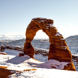 Delicate Arch im Winter